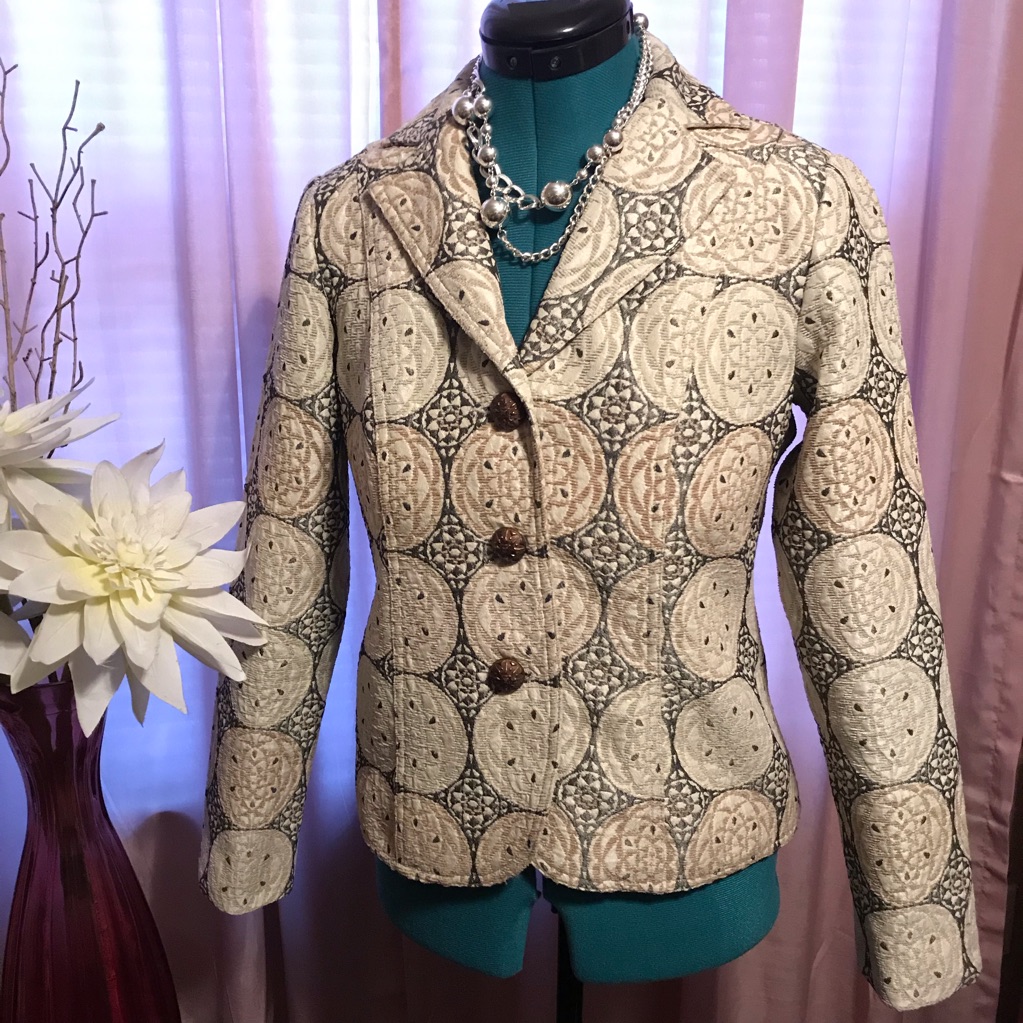 Erin By Erin London Jacquard Blazer